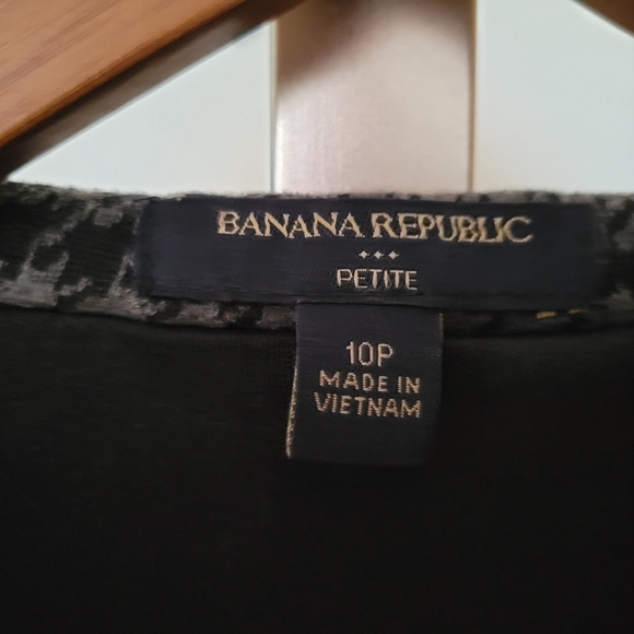 Banana Republic Black Gray Houndstooth Dress - Picture 5 of 7